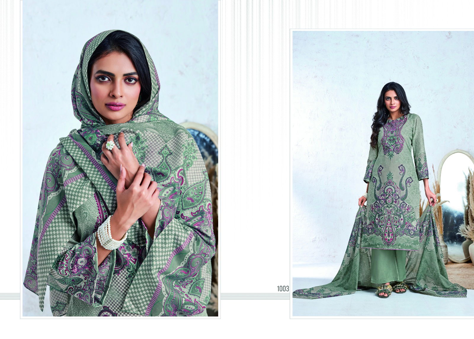 Zasha By Leela Printed Cotton Dress Material Wholesale Clothing Suppliers In India